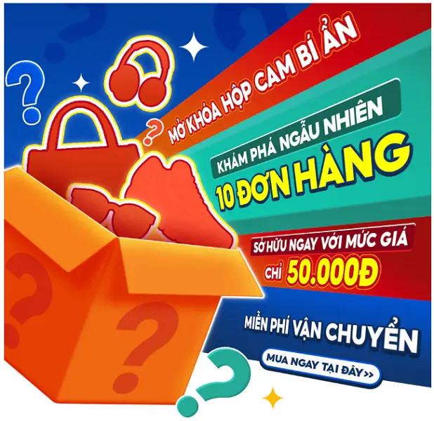 10 sản phẩm bất ngờ trong Hộp Cam Bí Ẩn