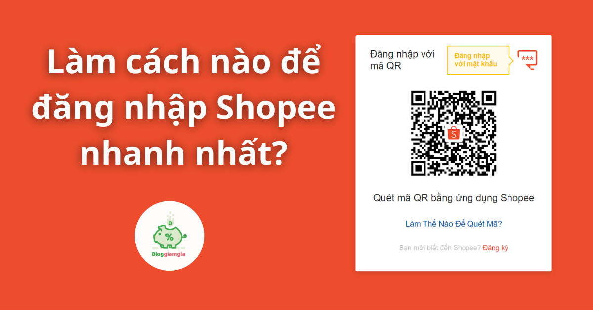 Đăng nhập Shopee dễ dàng