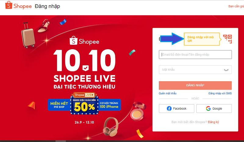 Làm thế nào để quét mã QR Code trên Shopee?