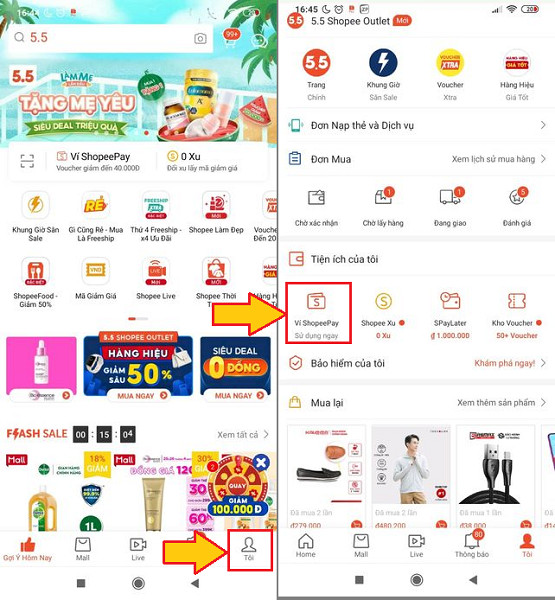 Làm sao để chuyển tiền từ ShopeePay cho người khác?