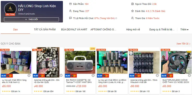 HẢI LONG Shop linh kiện DIY