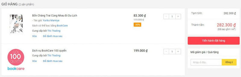 Hoàn tất đặt hàng với hình thức thanh toán linh hoạt