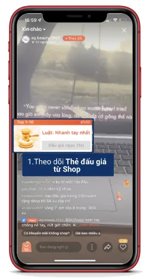Đấu giá trên Shopee Live là gì? Làm sao để tham gia?