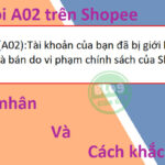 Lỗi A02 Shopee là gì? Cách khắc phục ra sao?