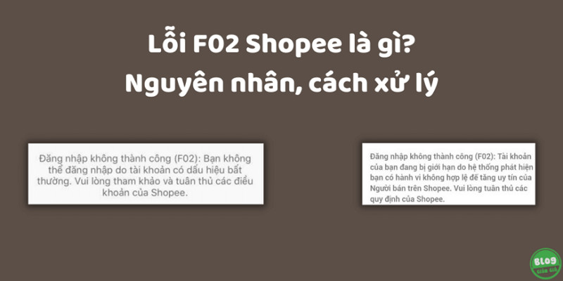 Nguyên nhân và cách xử lý lỗi đăng nhập trên Shopee