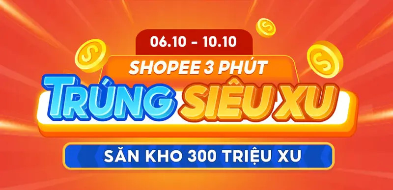 Chơi game Shopee 3 phút Trúng Siêu Xu ở đâu? Cách chơi thế nào?
