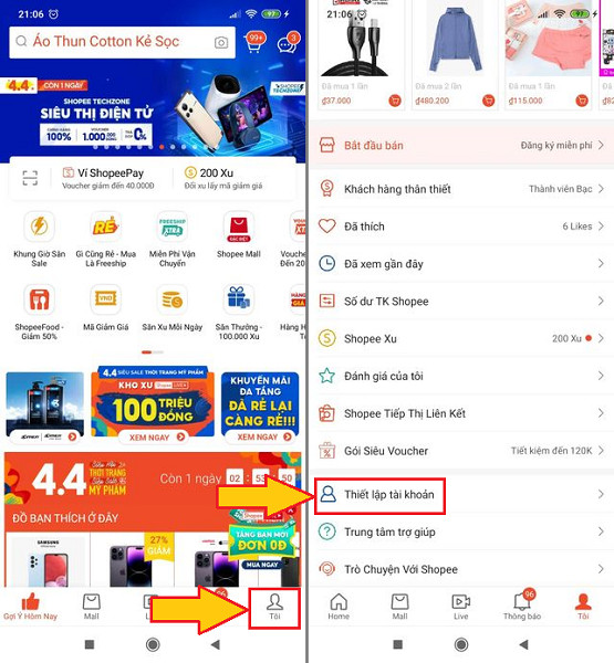 Cách thay đổi số điện thoại Shopee như thế nào?